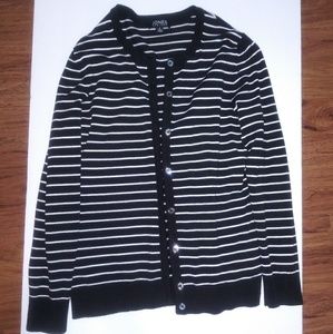 Button-front cardigan